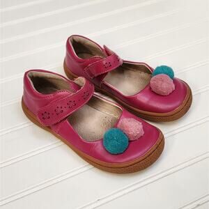 Livie & Luca + Matilda Jane Mary Jane Pom Pom Shoes Size 2 Big Kids Pink